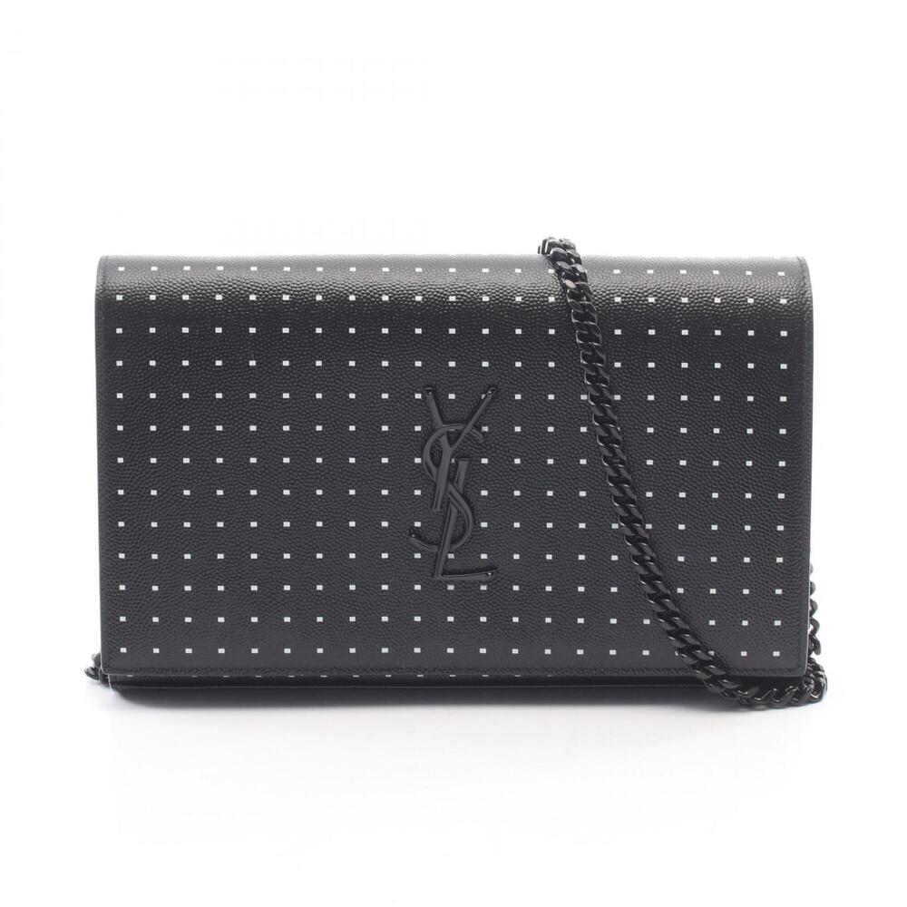 Yves Saint Laurent Saint Laurent Paris YSL Monogram Polka Dot Shoulder Bag/Ha...